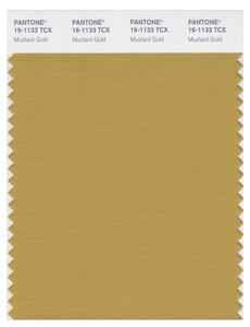 Pantone Smart 16-1133 TCX Color Swatch Card | Mustard Gold 