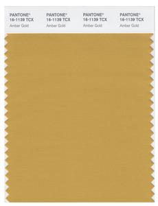 Pantone Smart 16-1139 TCX Color Swatch Card | Amber Gold 