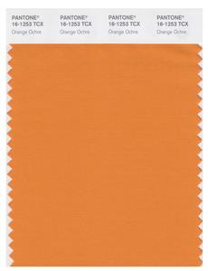 Pantone Smart 16-1253 TCX Color Swatch Card | Orange Ochre 