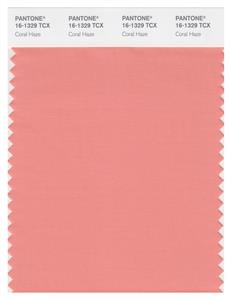 Pantone Smart 16-1329 TCX Color Swatch Card | Coral Haze 