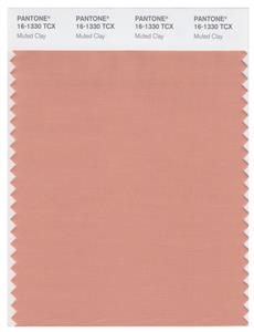 Pantone Smart 16-1330 TCX Color Swatch Card  | Muted Clay 