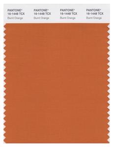 Pantone Smart 16-1448 TCX Color Swatch Card | Burnt Orange 