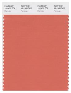 Pantone Smart 16-1450 TCX Color Swatch Card | Flamingo 