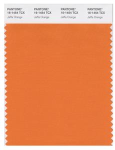 Pantone Smart 16-1454 TCX Color Swatch Card | Jaffa Orange 