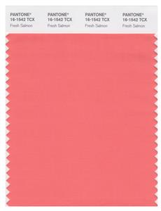 Pantone Smart 16-1542 TCX Color Swatch Card | Fresh Salmon 