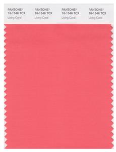 Pantone Smart 16-1546 TCX Color Swatch Card | Living Coral 