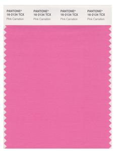 Pantone Smart 16-2124 TCX Color Swatch Card | Pink Carnation 