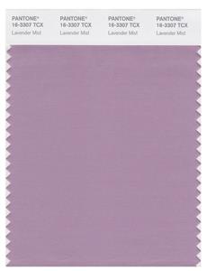 Pantone Smart 16-3307 TCX Color Swatch Card | Lavendar Mist 