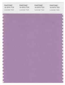 Pantone Smart 16-3310 TCX Color Swatch Card | Lavendar Herb 