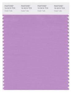 Pantone Smart 16-3416 TCX Color Swatch Card | Violet Tulle 