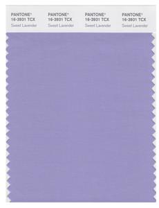 Pantone Smart 16-3931 TCX Color Swatch Card | Sweet Lavender 