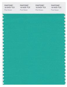 Pantone Smart 16-5425 TCX Color Swatch Card | Pool Green 