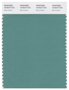 Pantone Smart 16-5515 TCX Color Swatch Card | Beryl Green 