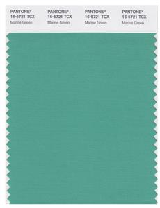 Pantone Smart 16-5721 TCX Color Swatch Card | Marine Green 