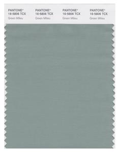 Pantone Smart 16-5806 TCX Color Swatch Card | Green Milieu 