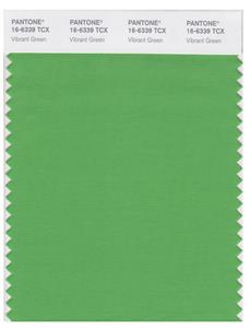 Pantone Smart 16-6339 TCX Color Swatch Card | Vibrant Green 