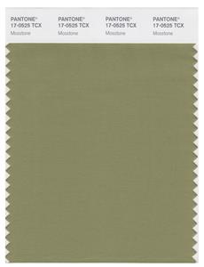 Pantone Smart 17-0525 TCX Color Swatch Card | Mosstone 