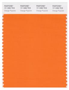 Pantone Smart 17-1350 TCX Color Swatch Card | Orange Popsicle 