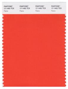 Pantone Smart 17-1462  TCX Color Swatch Card | Flame 