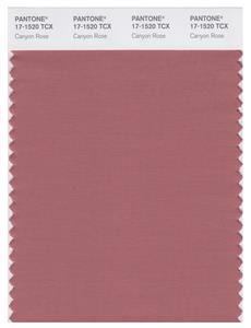 Pantone Smart 17-1520 TCX Color Swatch Card | Canyon Rose 