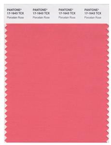 Pantone Smart 17-1643 TCX Color Swatch Card | Porcelain Rose 