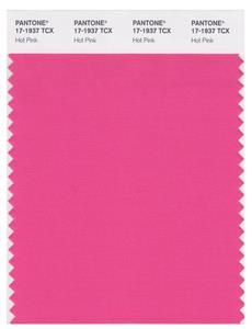 Pantone Smart 17-1937 TCX Color Swatch Card | Hot Pink 