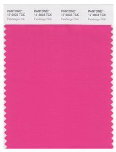 Pantone Smart 17-2033 TCX Color Swatch Card | Fandango Pink 