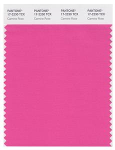 Pantone Smart 17-2230 TCX Color Swatch Card | Carmine Rose 