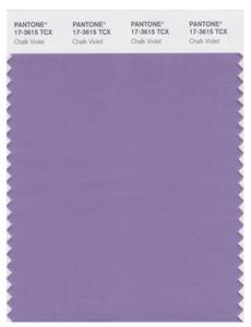 Pantone Smart 17-3615 TCX Color Swatch Card | Chalk Violet 