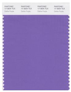 Pantone Smart 17-3834 TCX Color Swatch Card | Dahlia Purple 