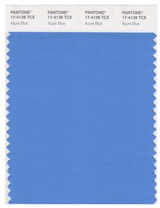 Pantone Smart 17-4139 TCX Color Swatch Card | Azure Blue 