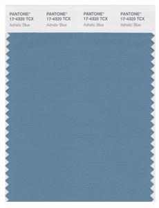 Pantone Smart 17-4320 TCX Color Swatch Card | Adriactic Blue 