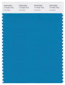 Pantone Smart 17-4432 TCX Color Swatch Card | Vivid Blue 