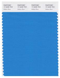 Pantone Smart 17-4435 TCX Color Swatch Card | Malibu Blue 