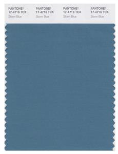 Pantone Smart 17-4716 TCX Color Swatch Card | Storm Blue 