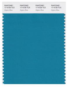 Pantone Smart 17-4728 TCX Color Swatch Card | Algiers Blue 