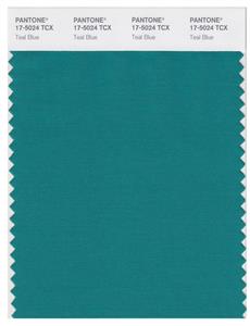 Pantone Smart 17-5024 TCX Color Swatch Card | Teal Blue 