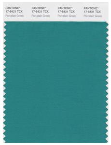 Pantone Smart 17-5421 TCX Color Swatch Card | Porcelain Green 