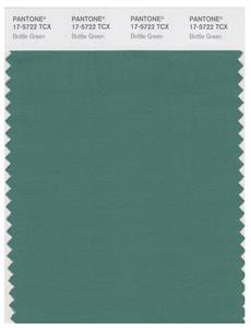 Pantone Smart 17-5722 TCX Color Swatch Card | Bottle Green 