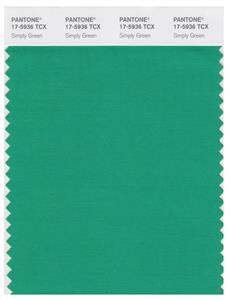 Pantone Smart 17-5936 TCX Color Swatch Card | Simply Green 