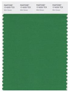 Pantone Smart 17-6333 TCX Color Swatch Card | Mint Green 