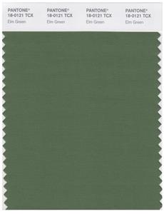 Pantone Smart 18-0121 TCX Color Swatch Card | Elm Green 