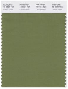 Pantone Smart 18-0324 TCX Color Swatch Card | Calliste Green 