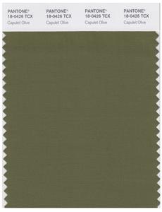 Pantone Smart 18-0426 TCX Color Swatch Card | Capulet Olive 