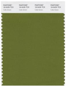 Pantone Smart 18-0435 TCX Color Swatch Card | Calla Green 