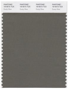 Pantone Smart 18-0515 TCX Color Swatch Card | Dusty Olive 