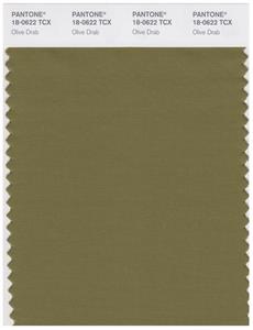 Pantone Smart 18-0622 TCX Color Swatch Card | Olive Drab 