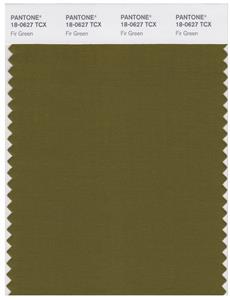 Pantone Smart 18-0627 TCX Color Swatch Card | Fir Green 