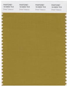 Pantone Smart 18-0835 TCX Color Swatch Card | Dried Tabacco 