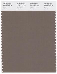 Pantone Smart 18-1112 TCX Color Swatch Card | Walnut 